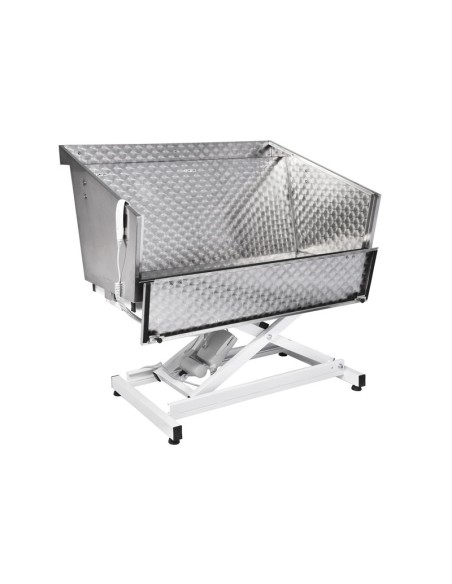 Vasca inox con paraspruzzi - Record