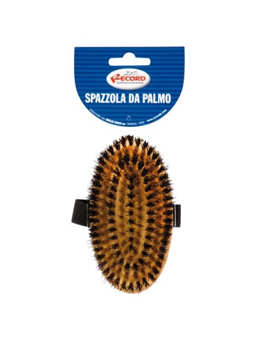 Spazzola da palmo setole in ottone e fibra al bordo - Record
