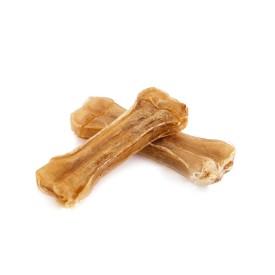 Ossi per cani Medio termoretratti pelle bovina 2 pcs - Record