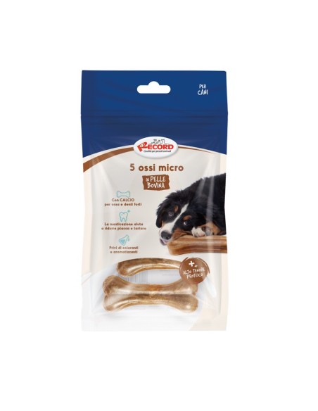 Ossi per cani termoretratti Micro 5 pcs - Record