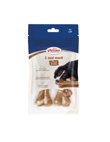 Ossi per cani termoretratti Medi 2 pcs - Record