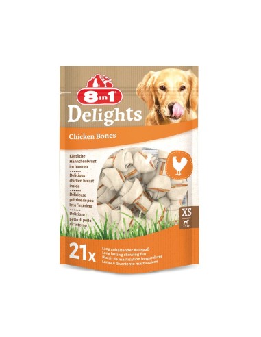 Ossi per cani chicken bones small 8in1 Delights 4 pcs/conf. - 8in1
