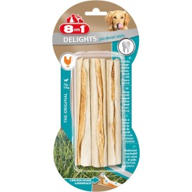 Anti-plaque dog sticks 8in1 Delights Dental - 8in1