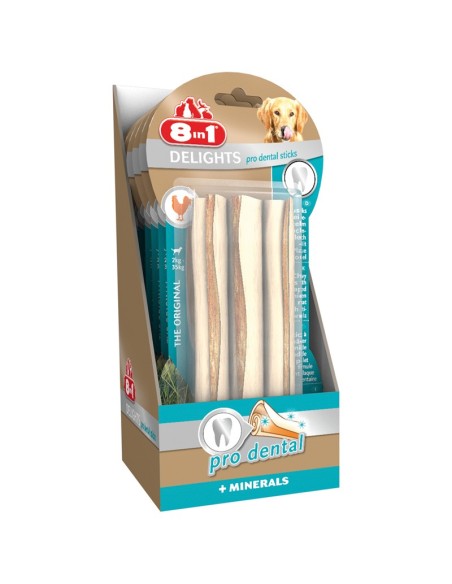 Anti-plaque dog sticks 8in1 Delights Dental - 8in1
