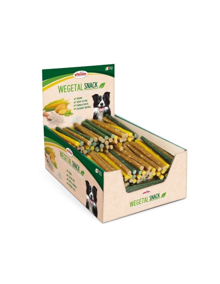 Puffed rice stick dog snacks Wegetal Display 180 pcs - Record