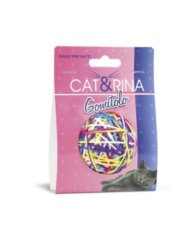 Multicolour cat ball Ø 5,5 cm - Record