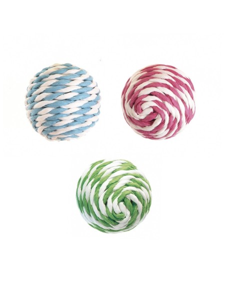 Double colour rope ball Display 36 pcs - Record