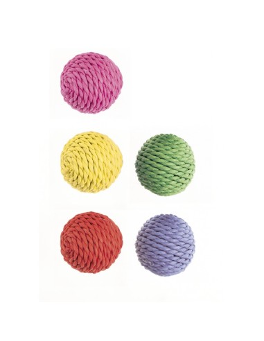 Colorful rope balls Display 36 pcs - Record