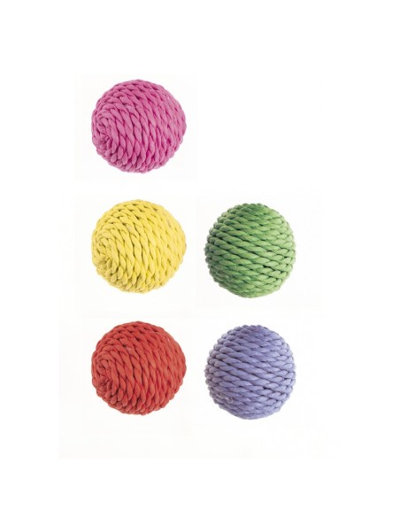 Colorful rope balls Display 36 pcs - Record