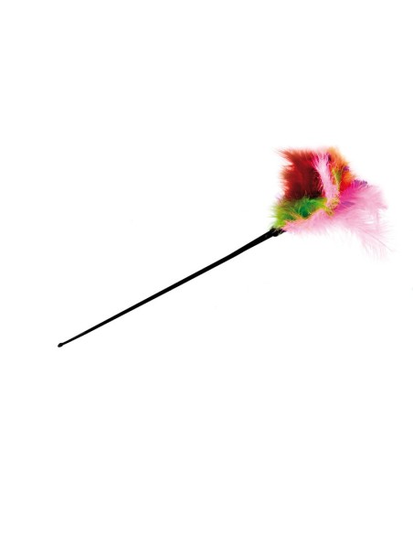 Cat teaser with feathers 6 pcs/pack - Record