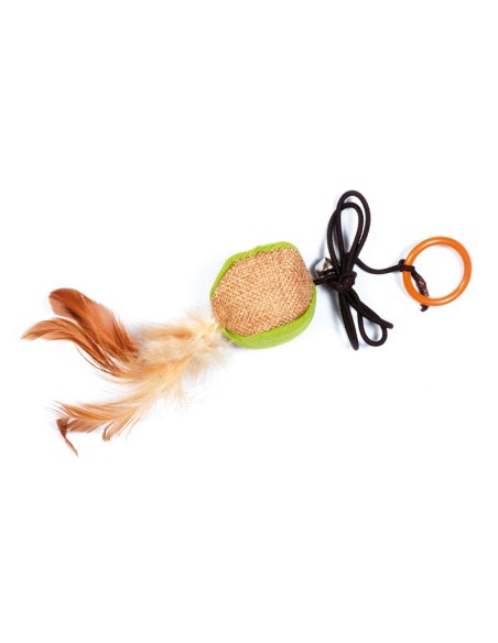 Cat toys with elastic band green assorted 12 pcs/conf. - Cat&Rina