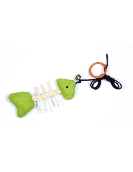 Cat toys with elastic band green assorted 12 pcs/conf. - Cat&Rina