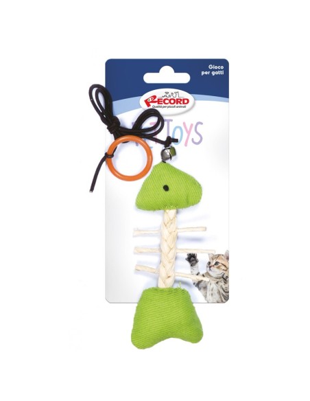 Cat toys with elastic band green assorted 12 pcs/conf. - Cat&Rina