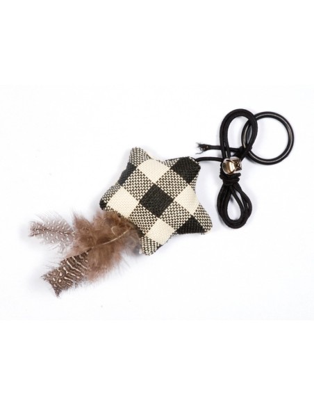 Cat toys with elastic chequers assorted 12 pcs/conf. - Cat&Rina