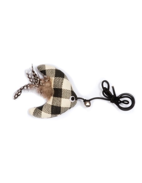 Cat toys with elastic chequers assorted 12 pcs/conf. - Cat&Rina