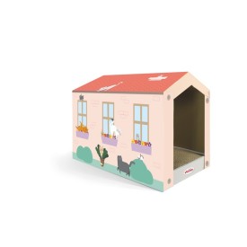 House cardboard cat scratcher - Record