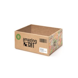 Box cardboard cat scratcher - Record