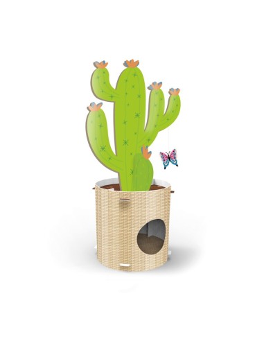 Cactus cardboard cat scratcher - Record