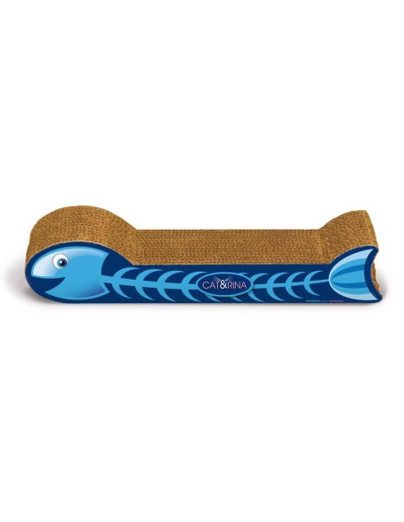 Fish cardboard cat scratcher - Record
