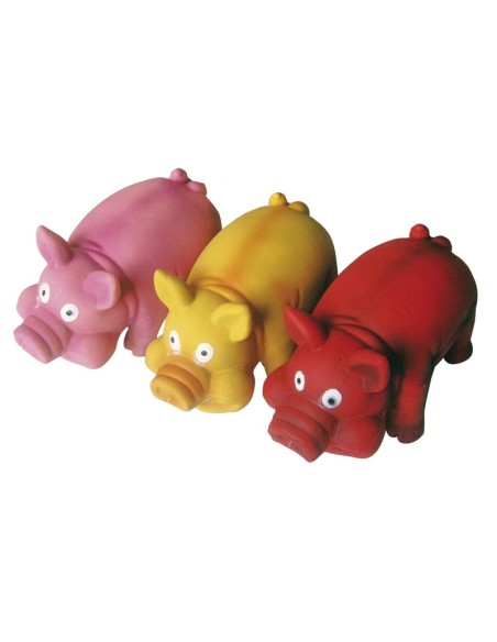 Latex dog toy with sound effects Pigs 3 pcs/pack - Record