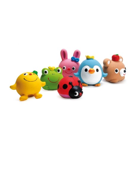 Latex dog toy with squeaker Anipalla Display 48 pcs - Record