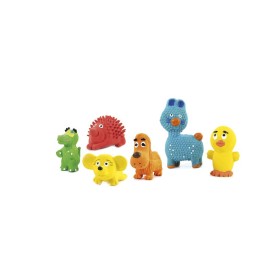 Latex dog toy with squeaker Tiny toy Display 36 pcs - Record