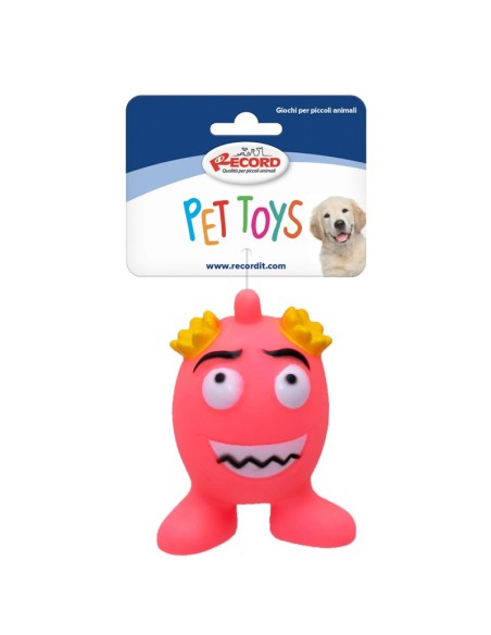 Vinyl dog toy with squeaker Ovetti felici Display 36 pcs - Record