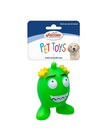 Vinyl dog toy with squeaker Ovetti felici Display 36 pcs - Record