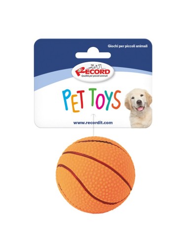 Vinyl dog toy with squeaker Ball Dog Display 36 pcs - Record