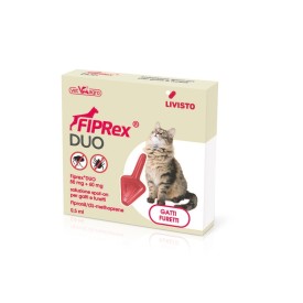 Fiprex Duo cat and ferret spot-on antiparasitic single vial - Fiprex Duo