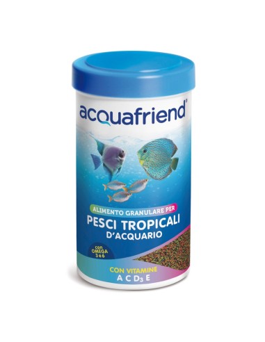 Granular feed for tropical fish 250 ml - Acquafriend