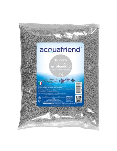White quartz gravel grain 2-5 mm 5 Kg - Acquafriend