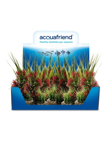 Plastic aquarium plant Aquatic garden - 12 pcs - Acquafriend