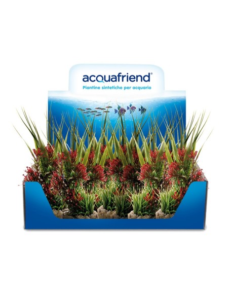Plastic aquarium plant Aquatic garden - 12 pcs - Acquafriend