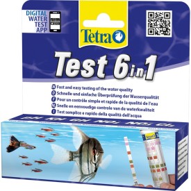 6 in 1 test strips for water quality - Tetra