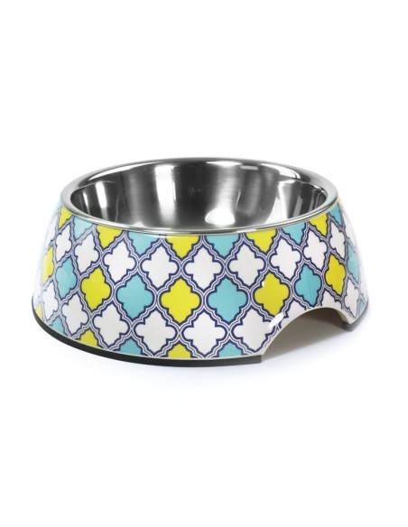 Maiolica steel dog bowl - Record