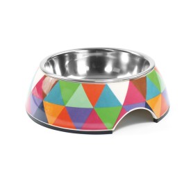 Crystal steel dog bowl - Record