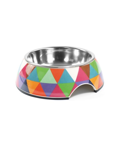 Crystal steel dog bowl - Record