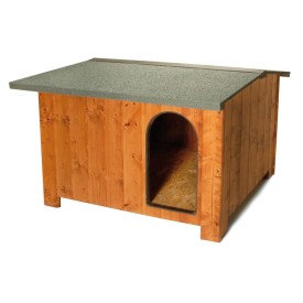 Chalet wooden kennel for dogs - Record