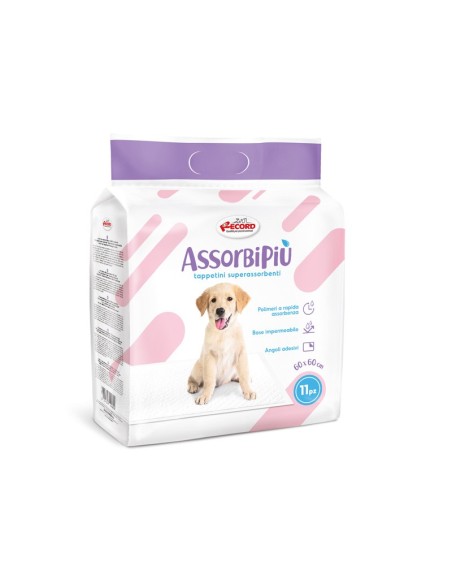 Assorbipiù puppy pads 60 x 60 cm - Record