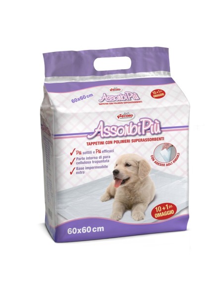Assorbipiù puppy pads 60 x 60 cm - Record