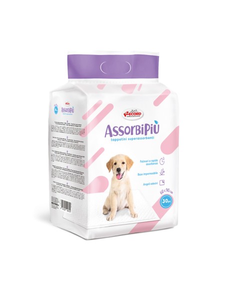 Assorbipiù puppy pads 60 x 90 cm - Record