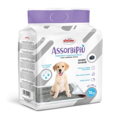 Assorbipiù puppy pads 60 x 90 cm with activated charcoal - Record