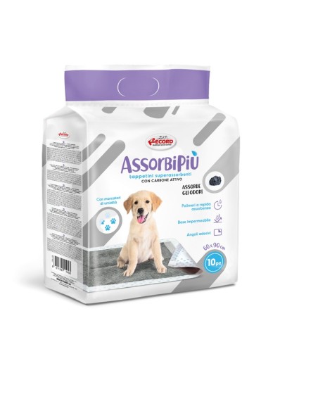 Assorbipiù puppy pads 60 x 90 cm with activated charcoal - Record