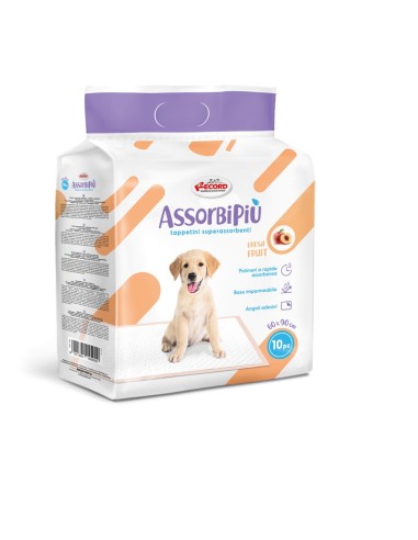 Assorbipiù puppy pads 60 x 90 cm Fresh Fruits - Record