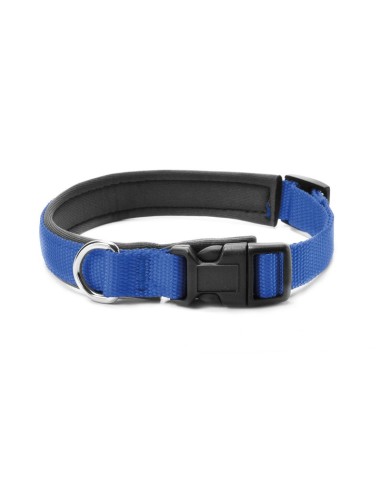 Nylon dog collar Soft line with neoprene coating - Record