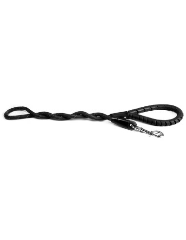 Rope dog leash with rubber handle - Record