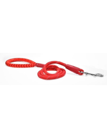 Rope dog leash with rubber handle - Record