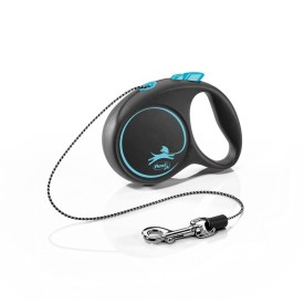 Guinzaglio avvolgibile a corda Black design XS 3 m - 8 Kg - Flexi