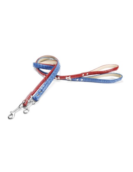 Dog leash with crocodile print - Record